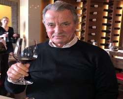 Eric Braeden consuming alcohol